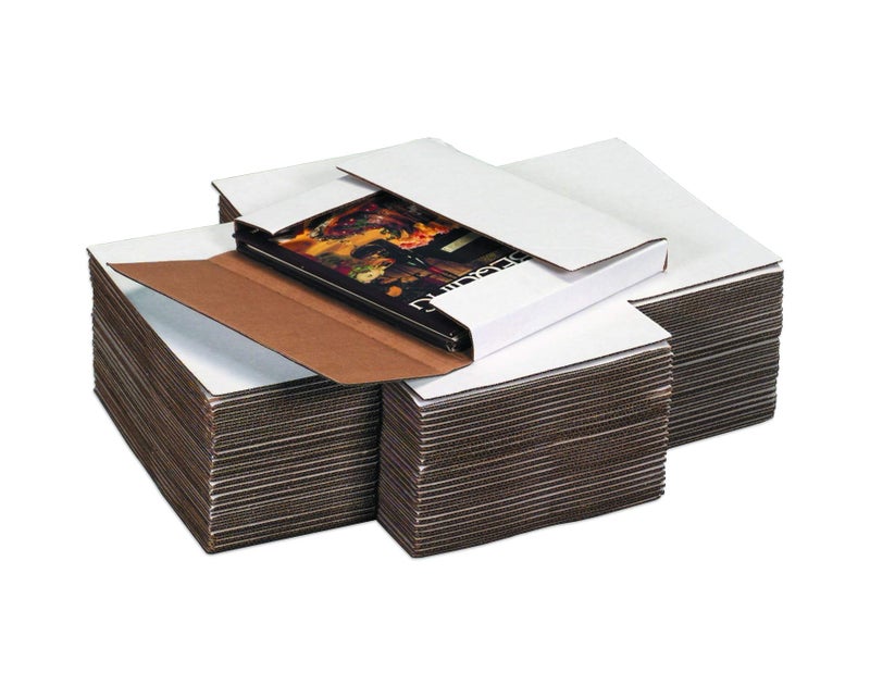 Tape Logic TLM1081 Easy-Fold Mailers, 10 1/4" x 8 1/4" x 1 1/4", White (Pack of 50) - Image 5